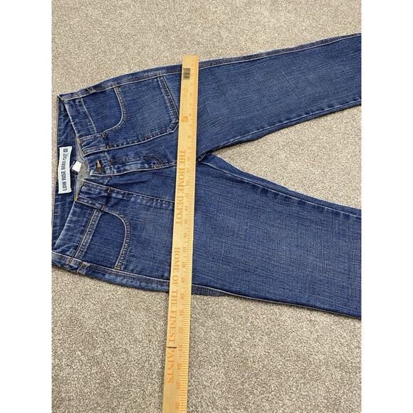 Y2k Grunge Streetwear Gap bootcut jeans sz 4R low rise dark wash Rodeo Western - Picture 10 of 13